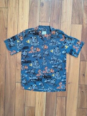 David Carey Vintage Trains Shirt (L)